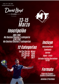 Cartel del torneo